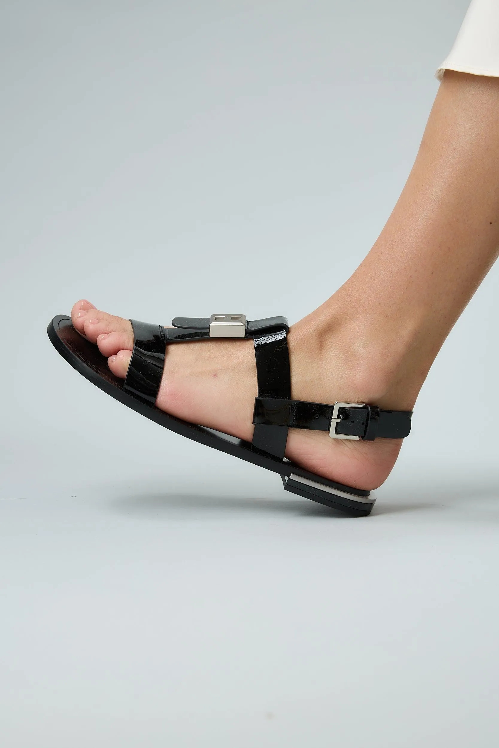 Hazel Black Sandals