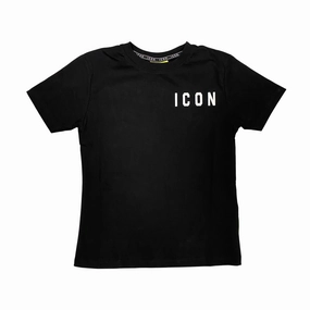 Chill Vibes Icon maglietta manica corta junior con logo piccolo IBKS00487 nero