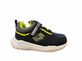synthetic materials running in fog shoes Lotto scarpa da ginnastica da bambino Spacelite AMF II INF S 218187 5EA nero-grigio