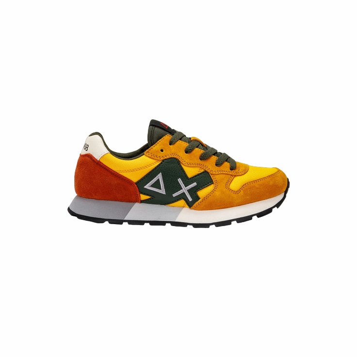 rural - runner Natural Flex Grooves Sun68 scarpa sneakers da ragazzo Jaki Solid Z43313T 23 giallo