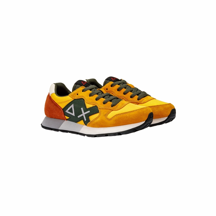 Dynamic Heel Counter Sun68 scarpa sneakers da ragazzo Jaki Solid Z43313T 23 giallo