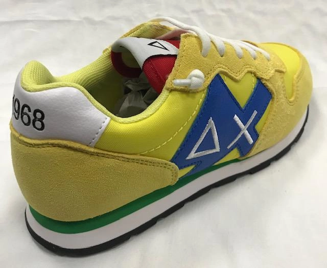 Sun 68 scarpa Tom Logo Patch boy's Z30310 23 giallo grass - surface running shoes