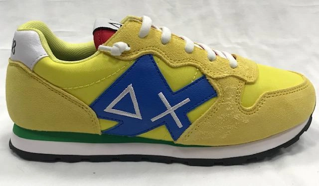 Sun 68 scarpa Tom Logo Patch boy's Z30310 23 giallo firm - midsole - feature shoes