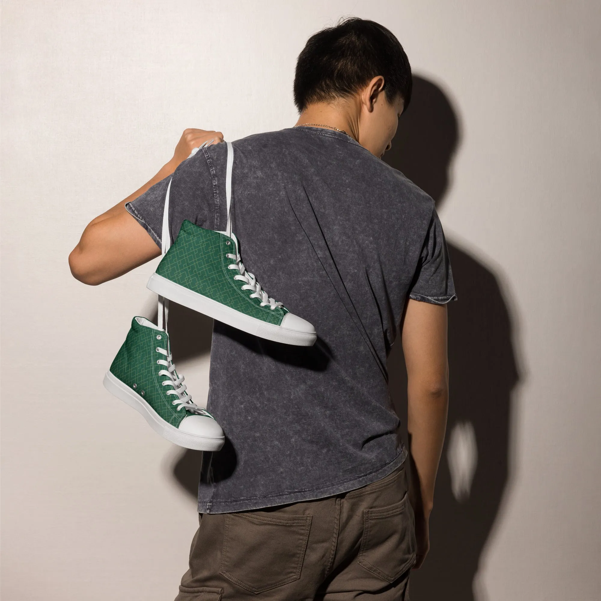 HIGHLAND Men’s high top canvas shoes
