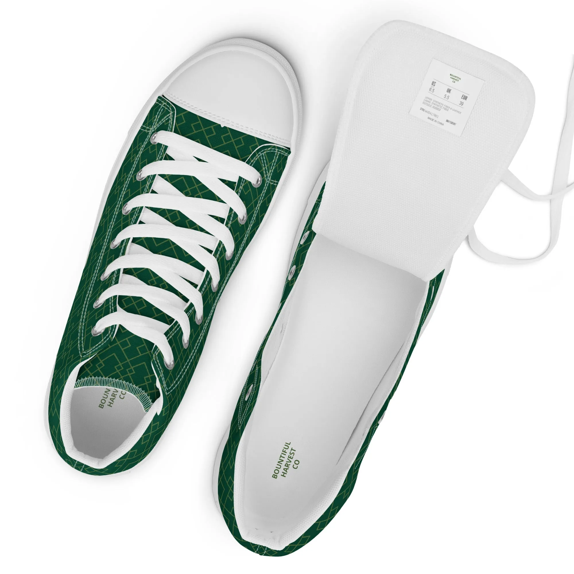 HIGHLAND Men’s high top canvas shoes