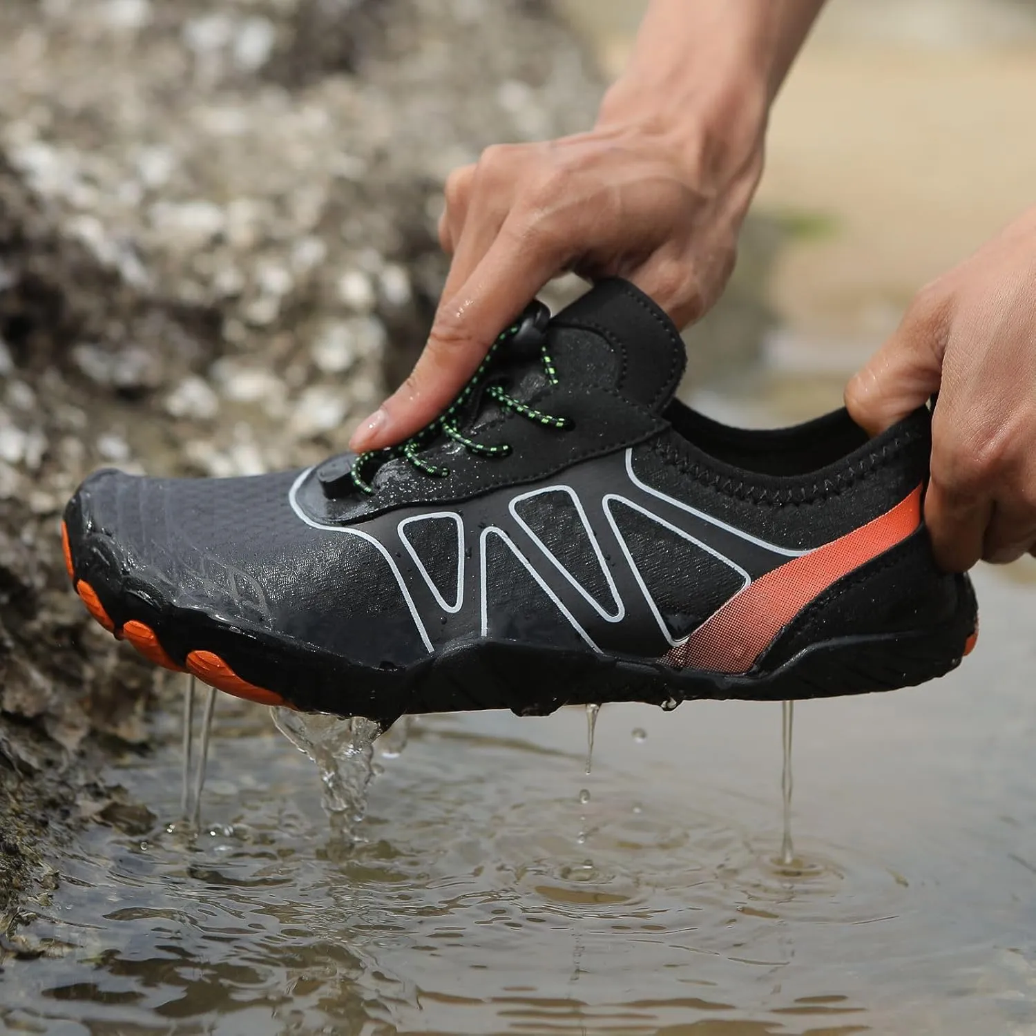 Hiking Footwear Barefoot Shoes for Womens Mens, Hiking Healthy Barefoot Shoes with Wide Toe Box, Non-Slip, Pro Barefoot Shoes, Water Shoes, Walking, Athletic and Running Shoes for Women