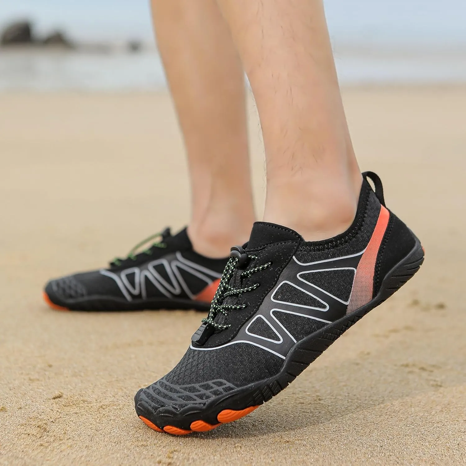 Hiking Footwear Barefoot Shoes for Womens Mens, Hiking Healthy Barefoot Shoes with Wide Toe Box, Non-Slip, Pro Barefoot Shoes, Water Shoes, Walking, Athletic and Running Shoes for Women