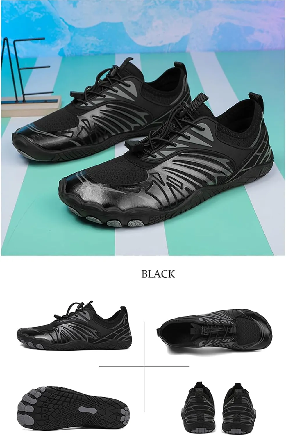 Hiking Footwear Barefoot Womens Shoes Women Healthy Non-Slip Unisex Grounded Footwear for Women with Neuropathy Hike Water Shoes Men Wide Toe Box Sneakers Pro Barefoot Waterproof Breathable