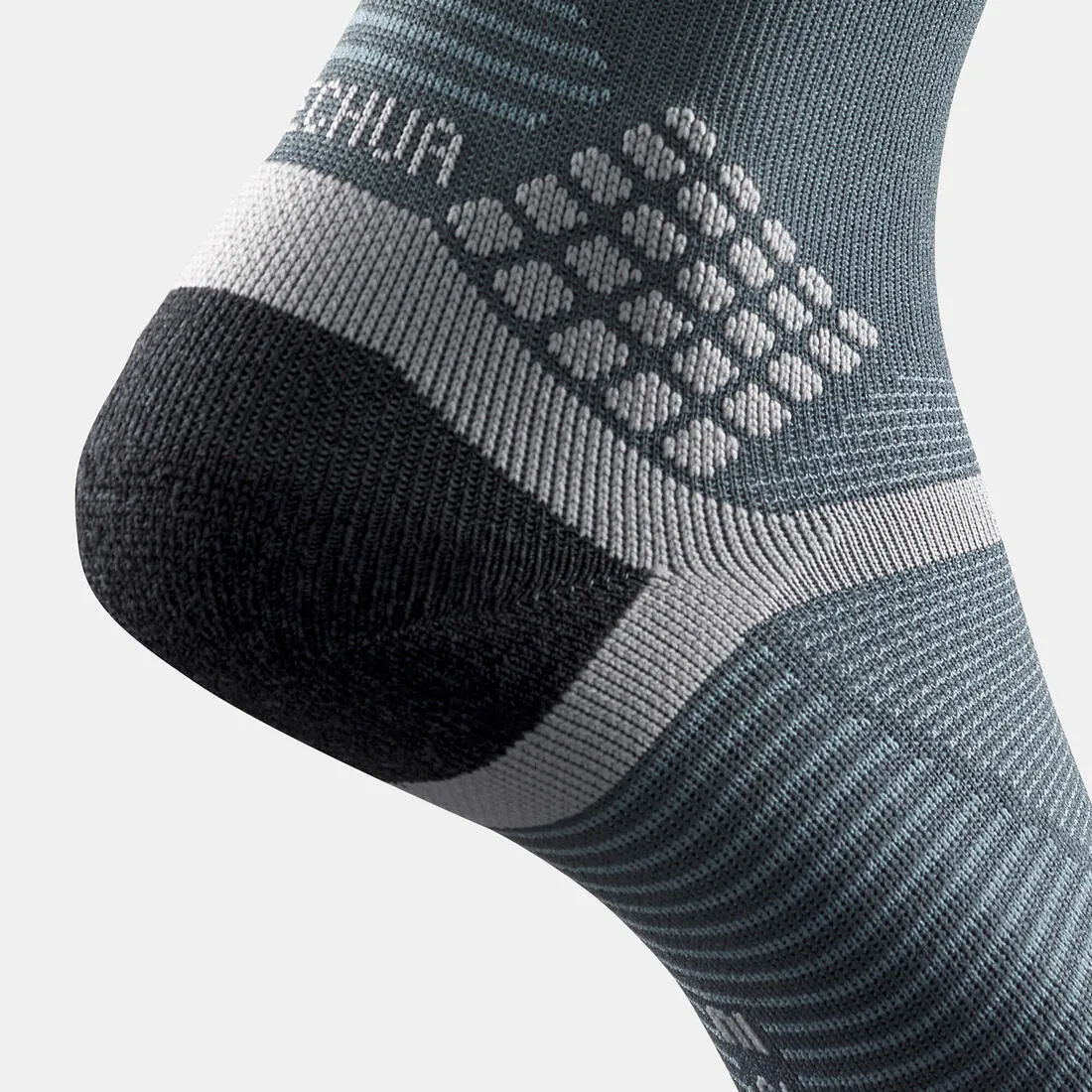Hiking socks - Hike 500 High Bordeaux x2pairs