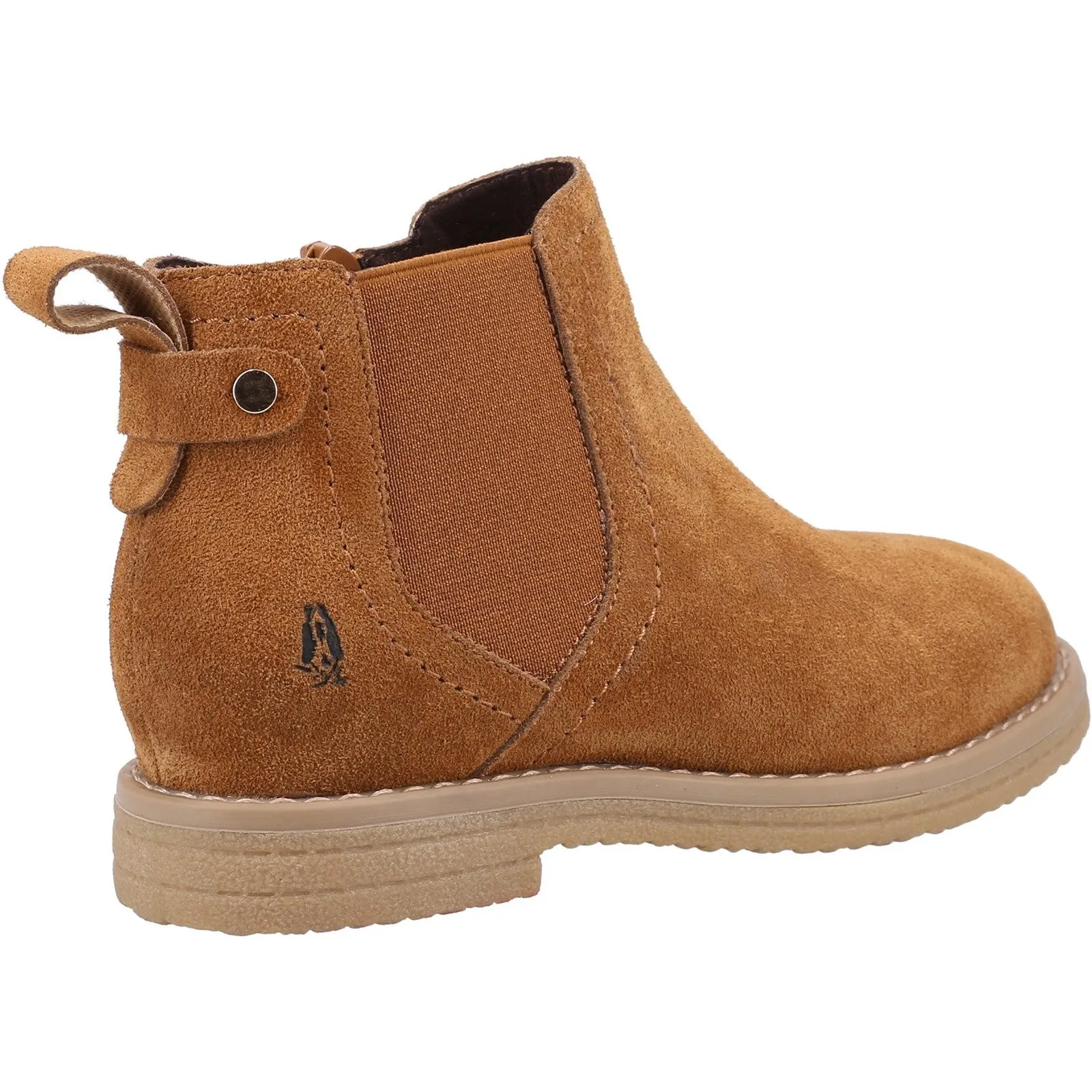 Hush Puppies Girls Maddy Suede Boots - Tan