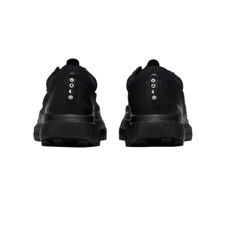 ECCO Biom Hylo Unisex Impact Running Shoe in Triple Black