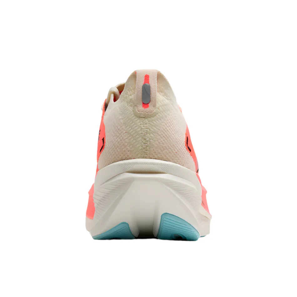 Brooks Women's Hyperion Max 3 Running Shoes in Coconut/Fiery Coral/Atomizer AW25 Woven Textile Iconic Ease