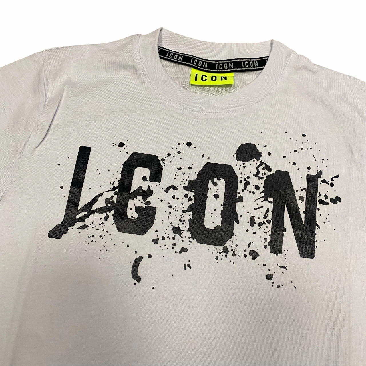 Icon maglietta girocollo junior con stampa schizzo IBKS00520 bianco Casual Touch Relaxed Everyday Wear