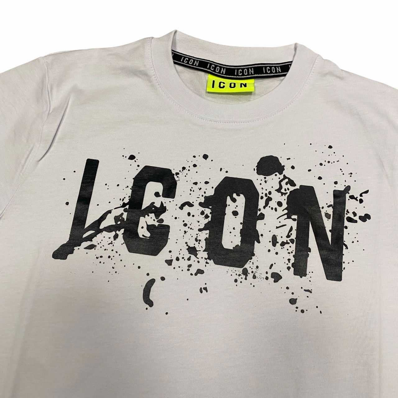 Icon maglietta girocollo junior con stampa schizzo IBKS00520 bianco Ribbed Neckline Outdoor Comfort