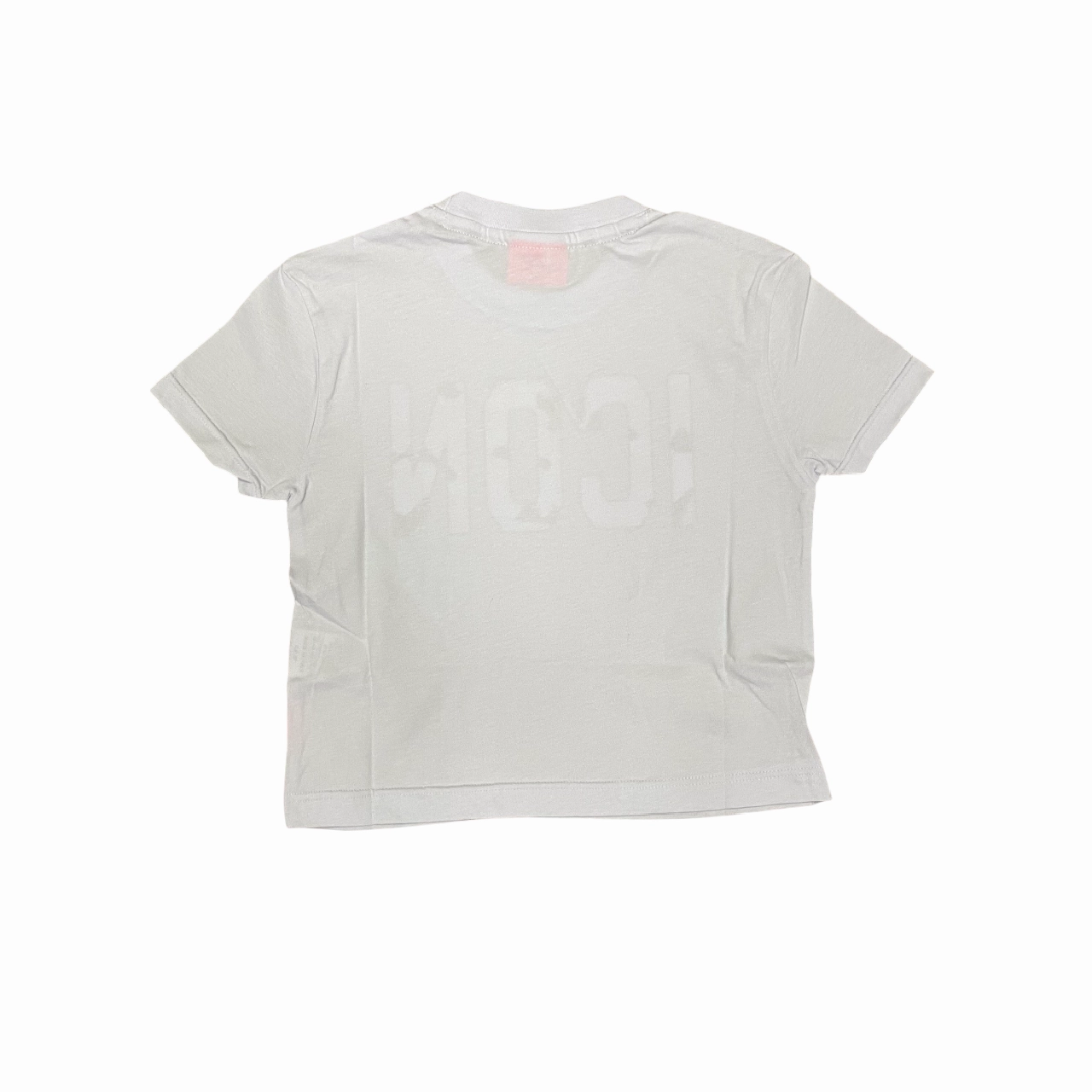 Light and Breathable Icon maglietta manica corta da ragazza con logo camu IGKSS00528 bianco-rosa