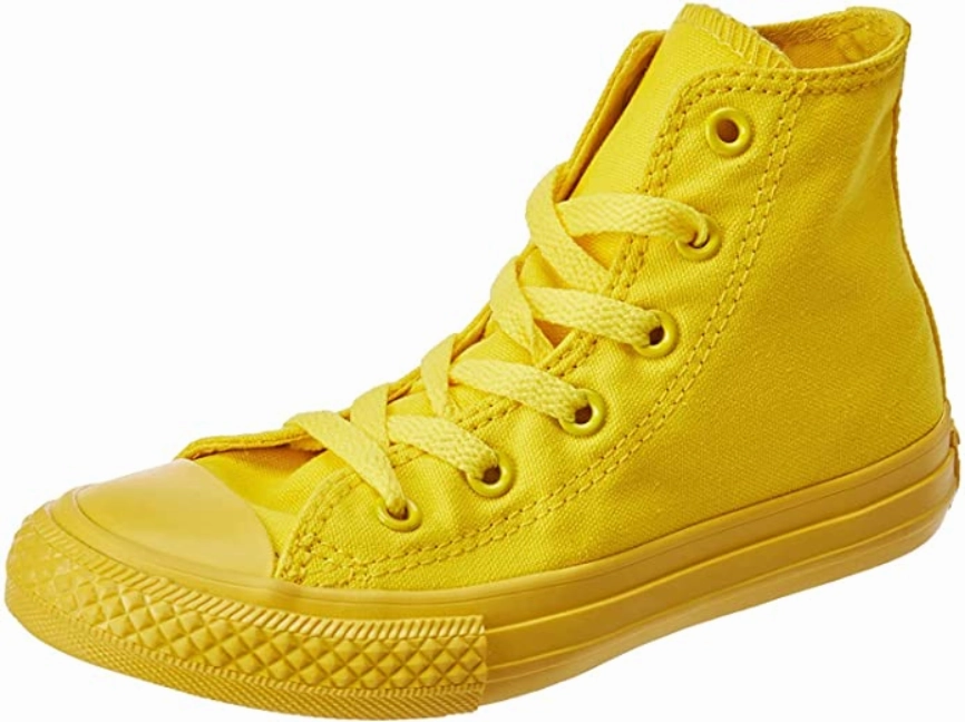 Converse Youth CTAS All Star HI 352700C aurora yellow baseball shoes