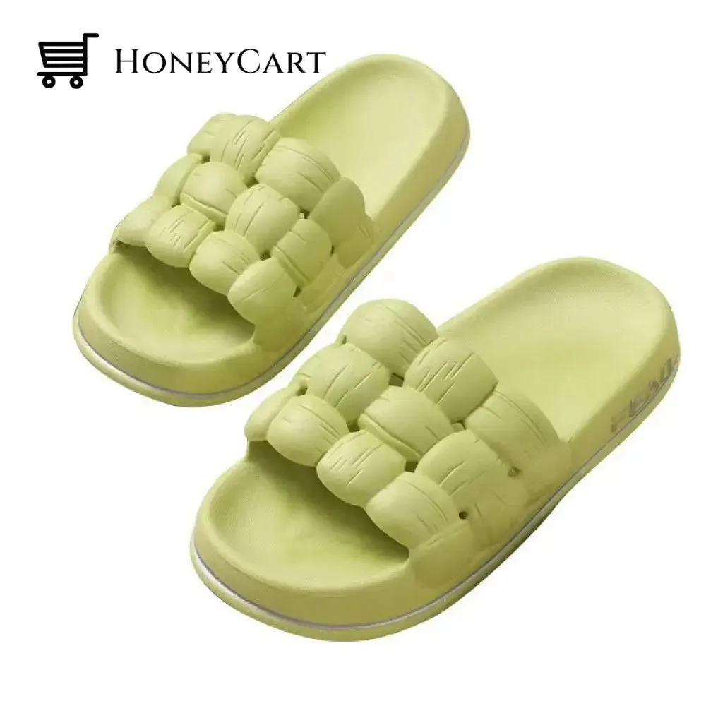 Indoor Bread Platform Slippers