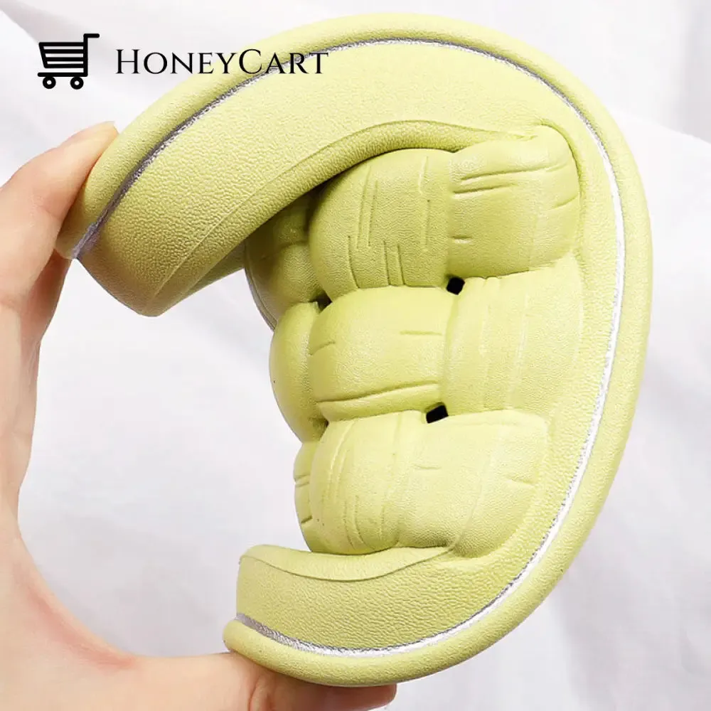 Indoor Bread Platform Slippers