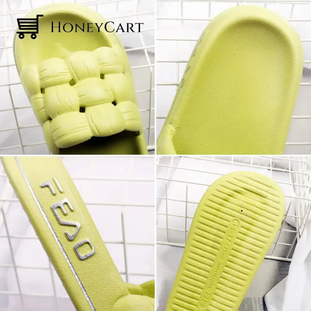 Indoor Bread Platform Slippers
