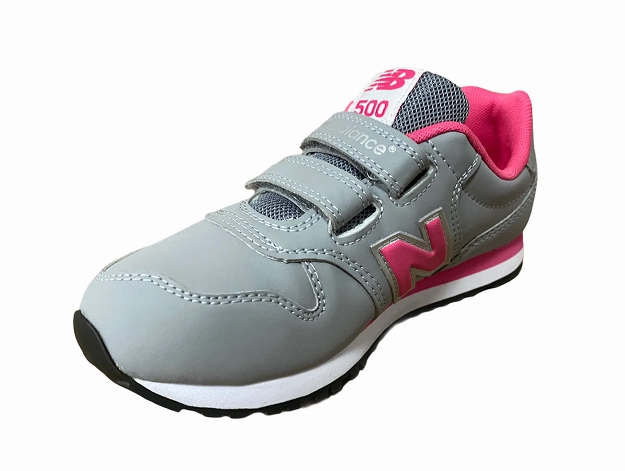 New Balance sneakers da ragazza con lo strappo  KV500GPY grigio rosa humid - weather shoes race accessory