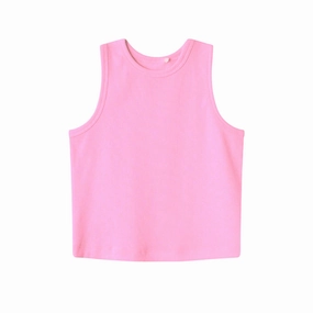 Name it canotta corta a costine da ragazza Nakal 13236672 rosa Anti Ride Up Design