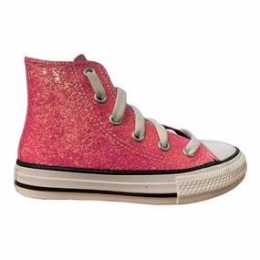 speed - oriented running gear Converse scarpa sneakers da ragazza Chuck Taylor All Star Glitter  672098C rosa nero