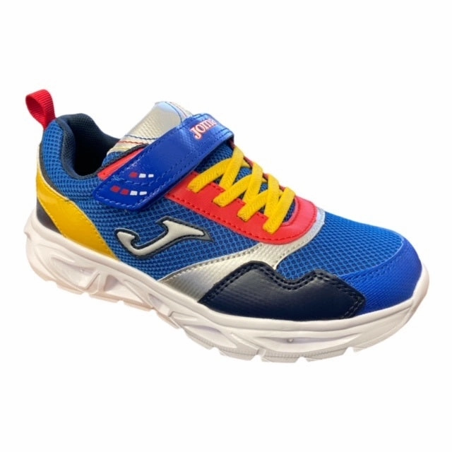 elastic - band - feature shoes Youth model Joma scarpa da ginnastica da bambino Star Jr 2204 royal-yellow