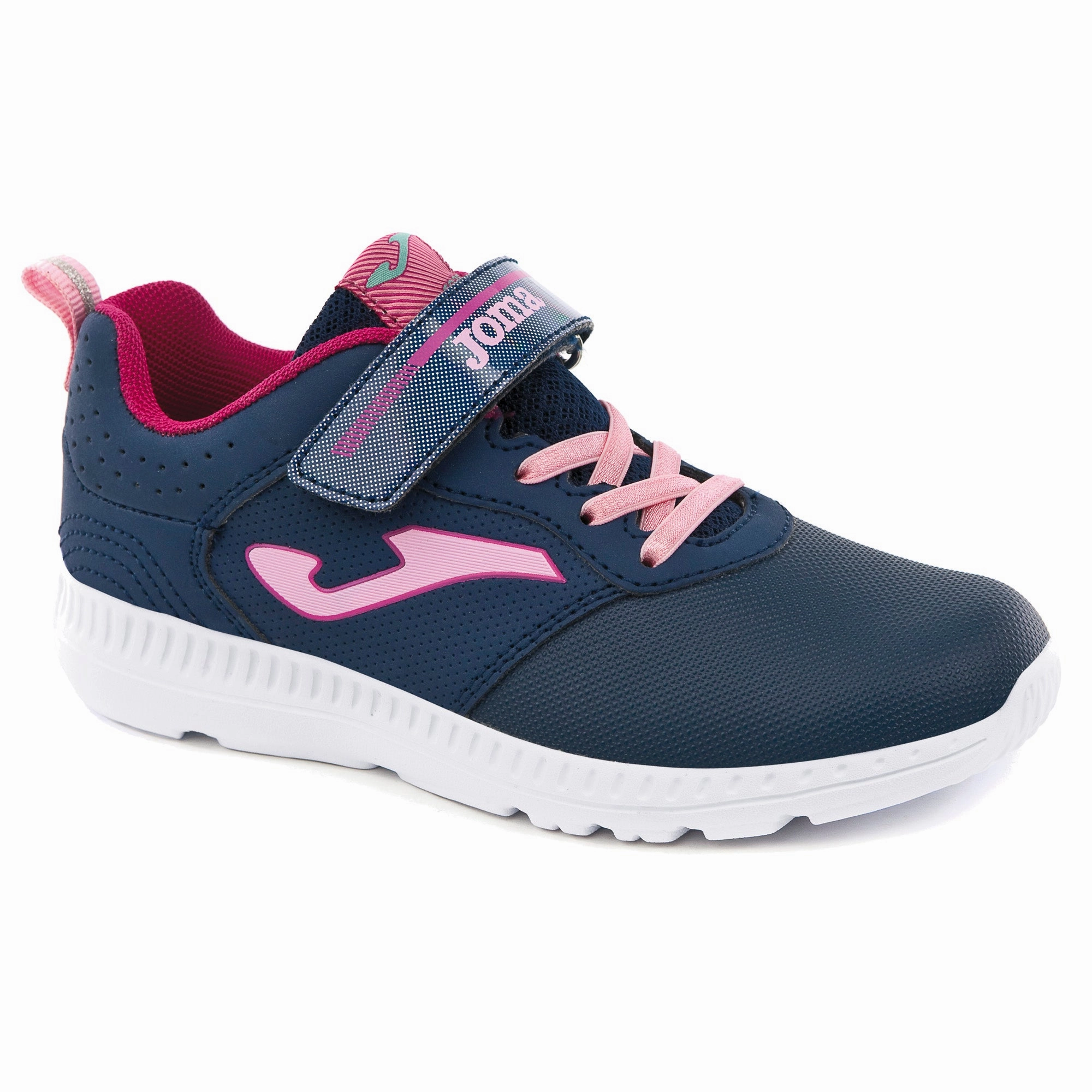 Joma scarpa da ginnastica da ragazza CORE JR 843 blu-rosa Aerodynamic Groove Design Traction