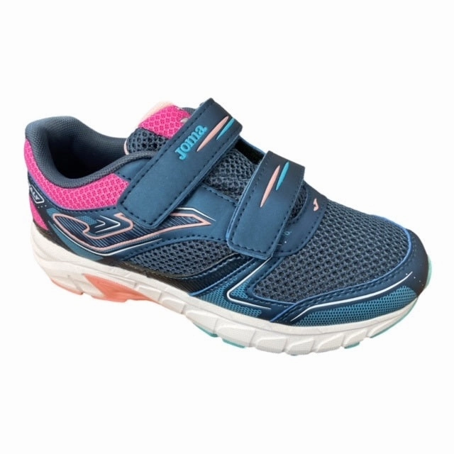 Joma scarpa da ragazza con strappi Vitaly Jr 2233 navy-fucsia Comfort Boost