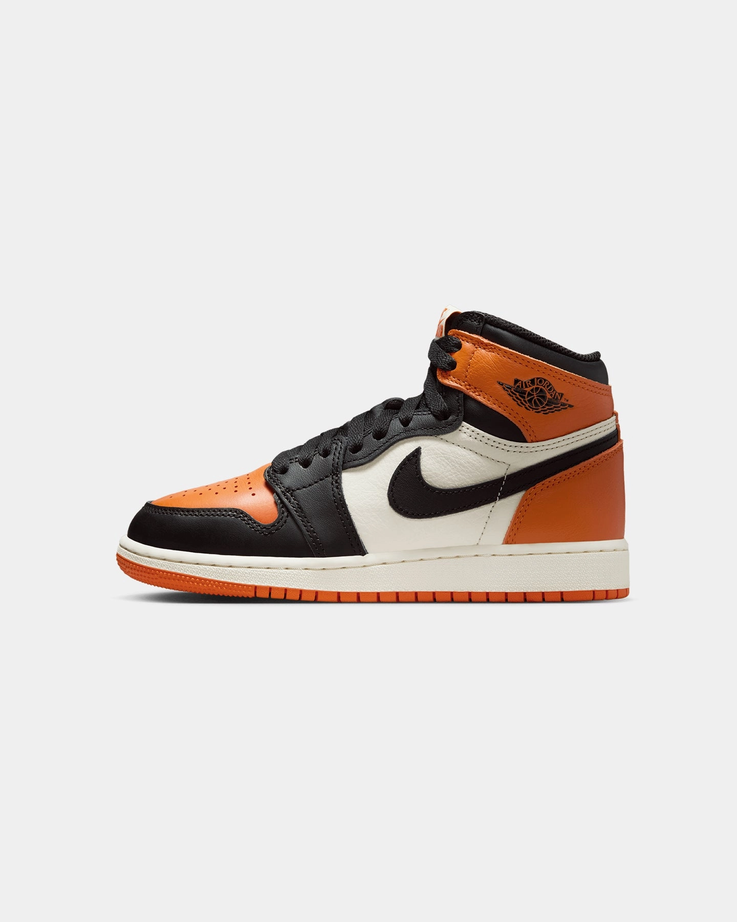 Jordan Kids' Air Jordan 1 High OG "Shattered Backboard" (GS) Black/Black-Sail-Stafish Fast Outing