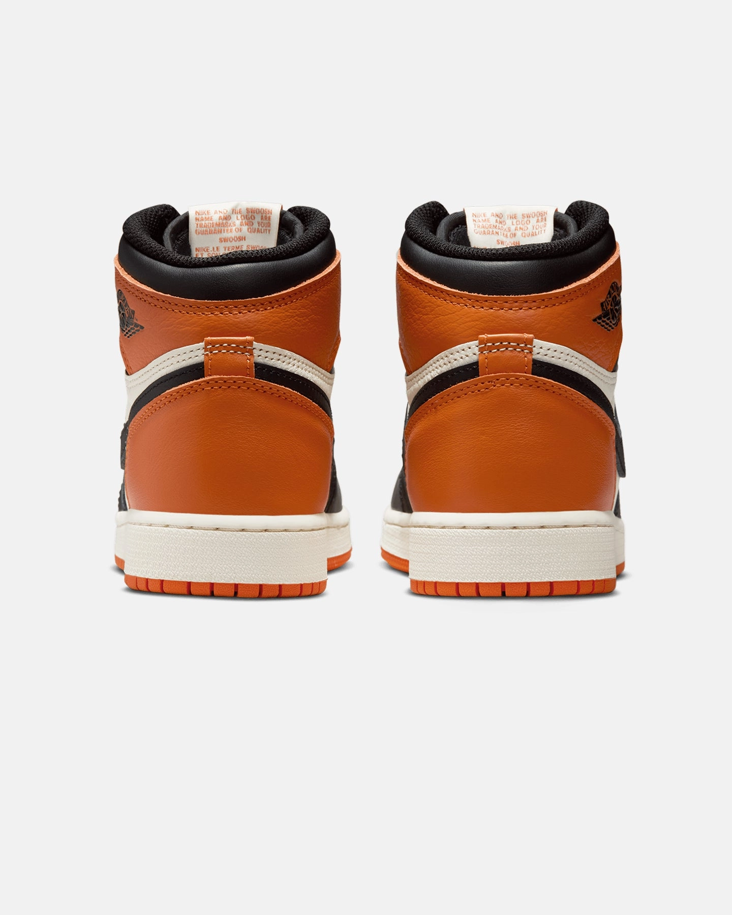 ReinforcedToe SoftInterior Jordan Kids' Air Jordan 1 High OG "Shattered Backboard" (GS) Black/Black-Sail-Stafish