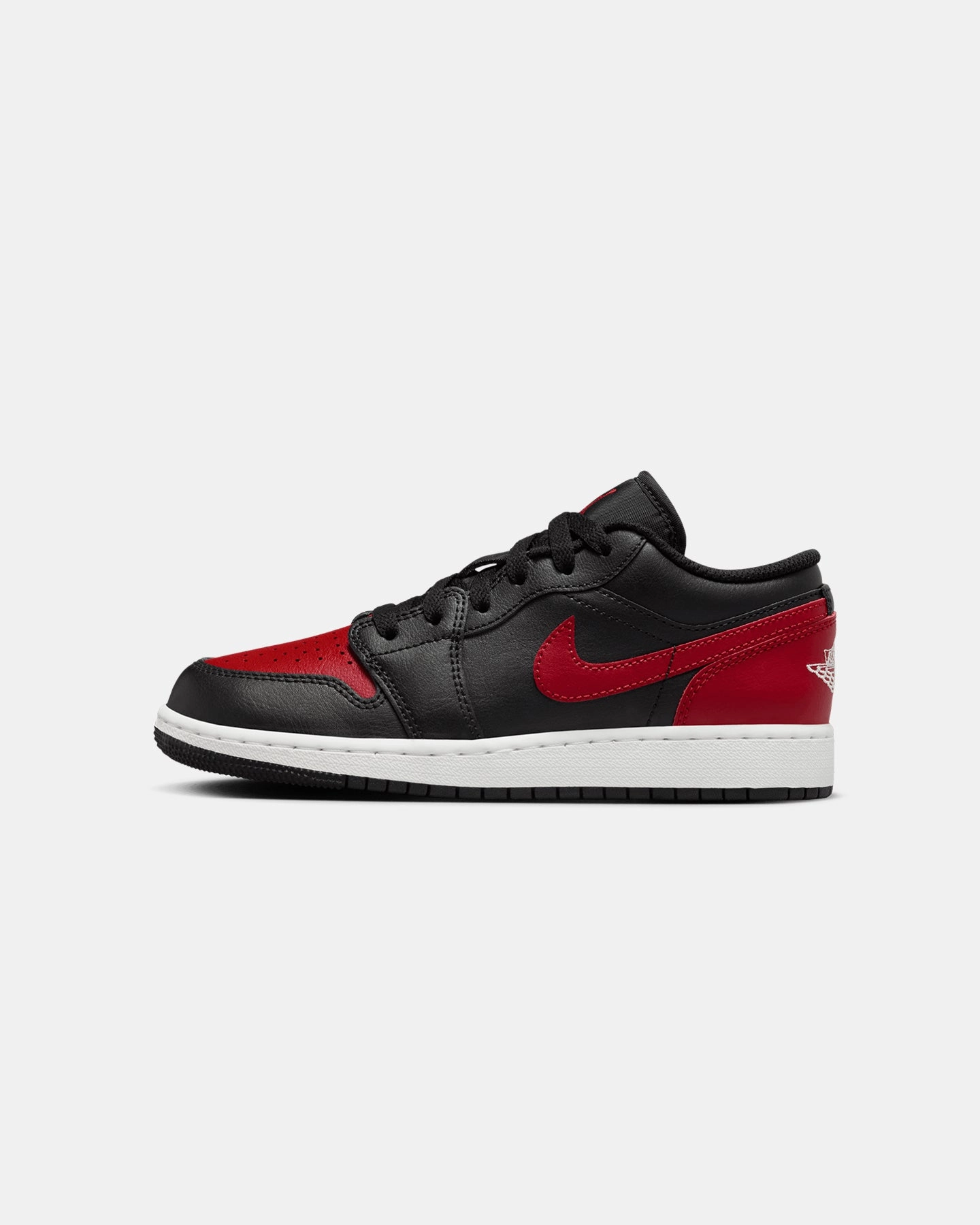 Road Performance Jordan Kids' Air Jordan 1 Low (GS) Black/Varsity Red