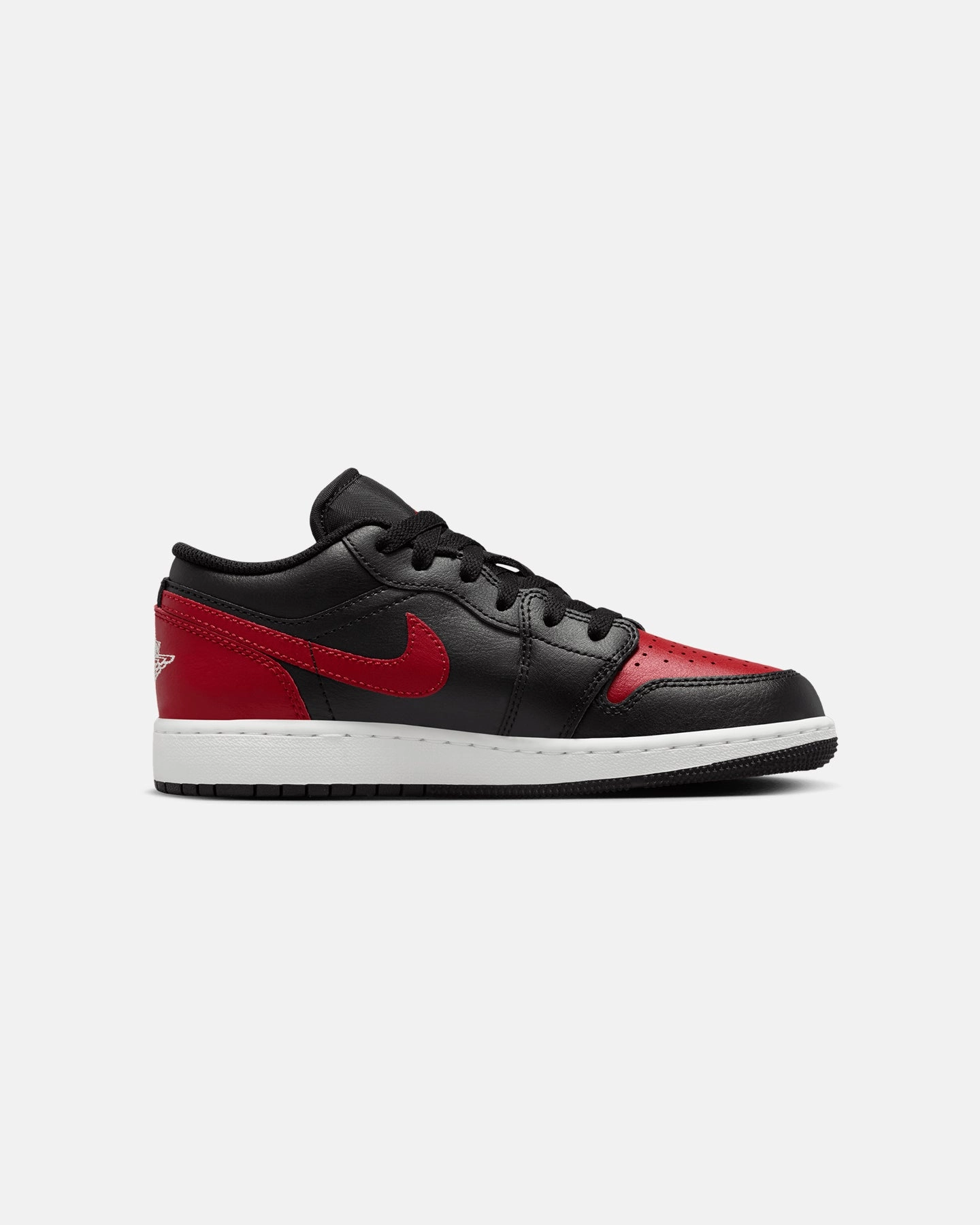 Breathable Grip Jordan Kids' Air Jordan 1 Low (GS) Black/Varsity Red