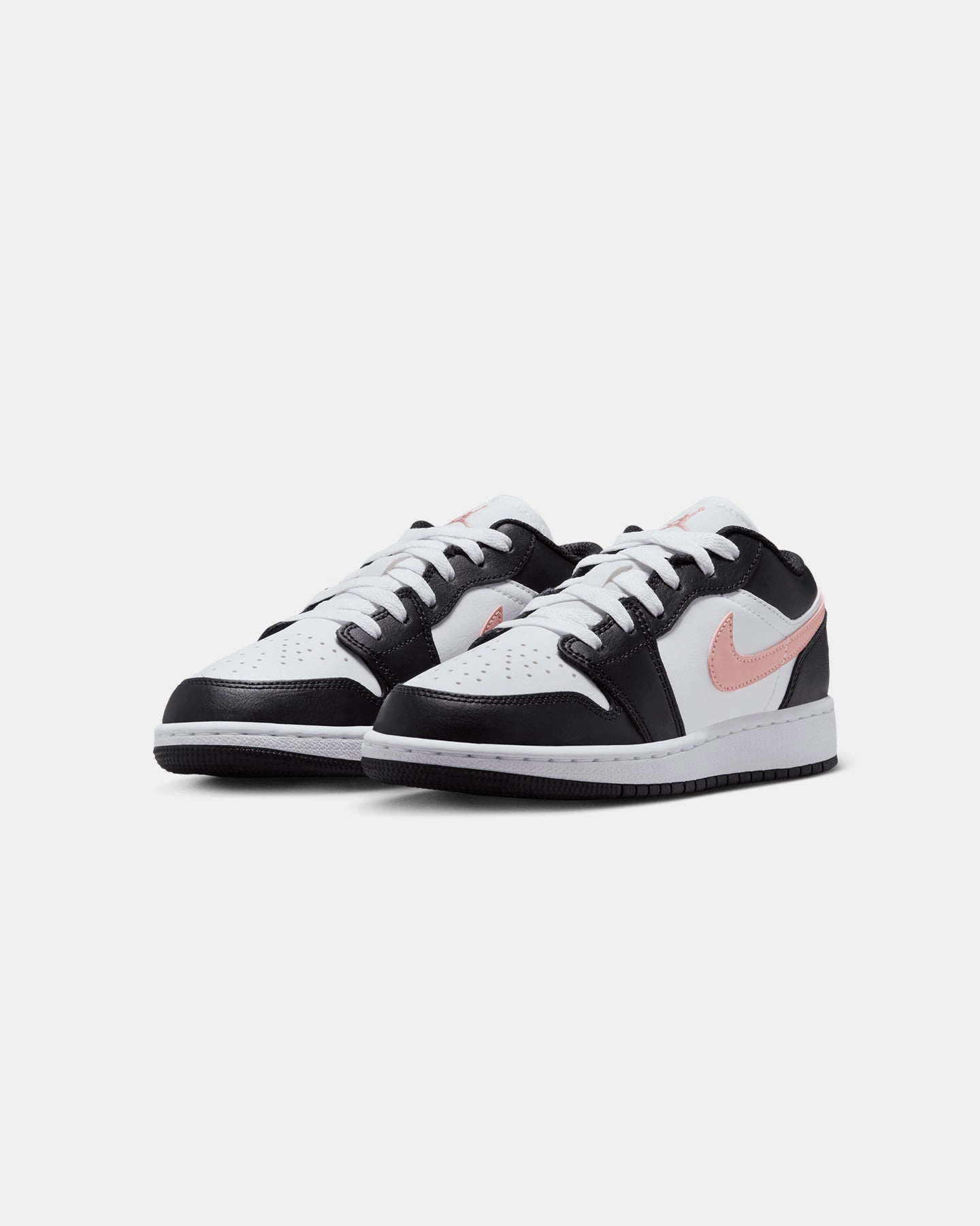 Jordan Kids' Air Jordan 1 Low (GS) White/Pink Form Support Bounce Sole