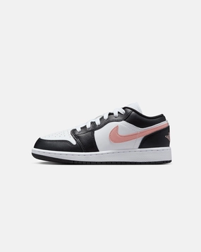 Non-Slip Sole Workout Routine Jordan Kids' Air Jordan 1 Low (GS) White/Pink