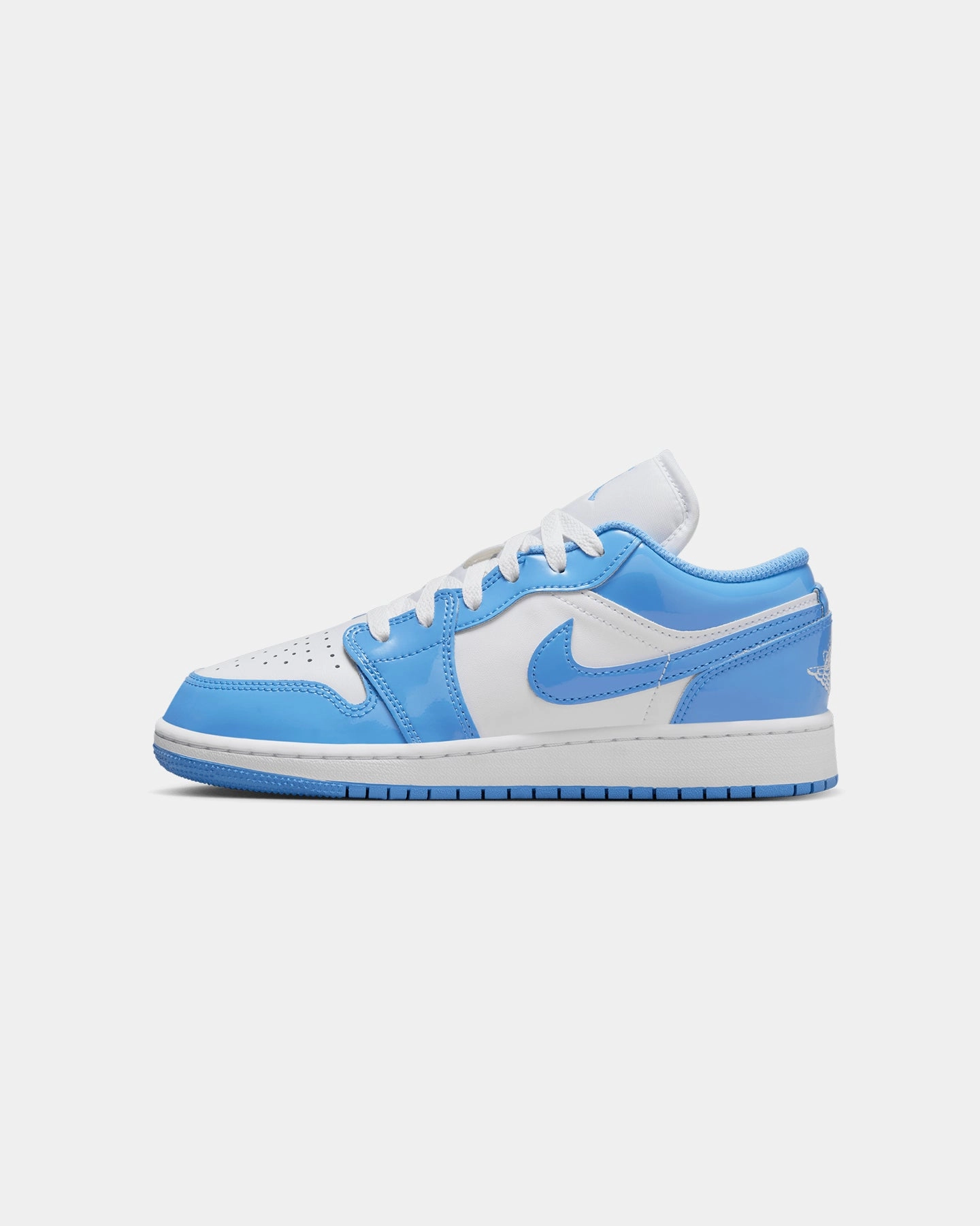 Ergonomic Toe Box Jordan Kids' Air Jordan 1 Low SE (GS) White/Blue