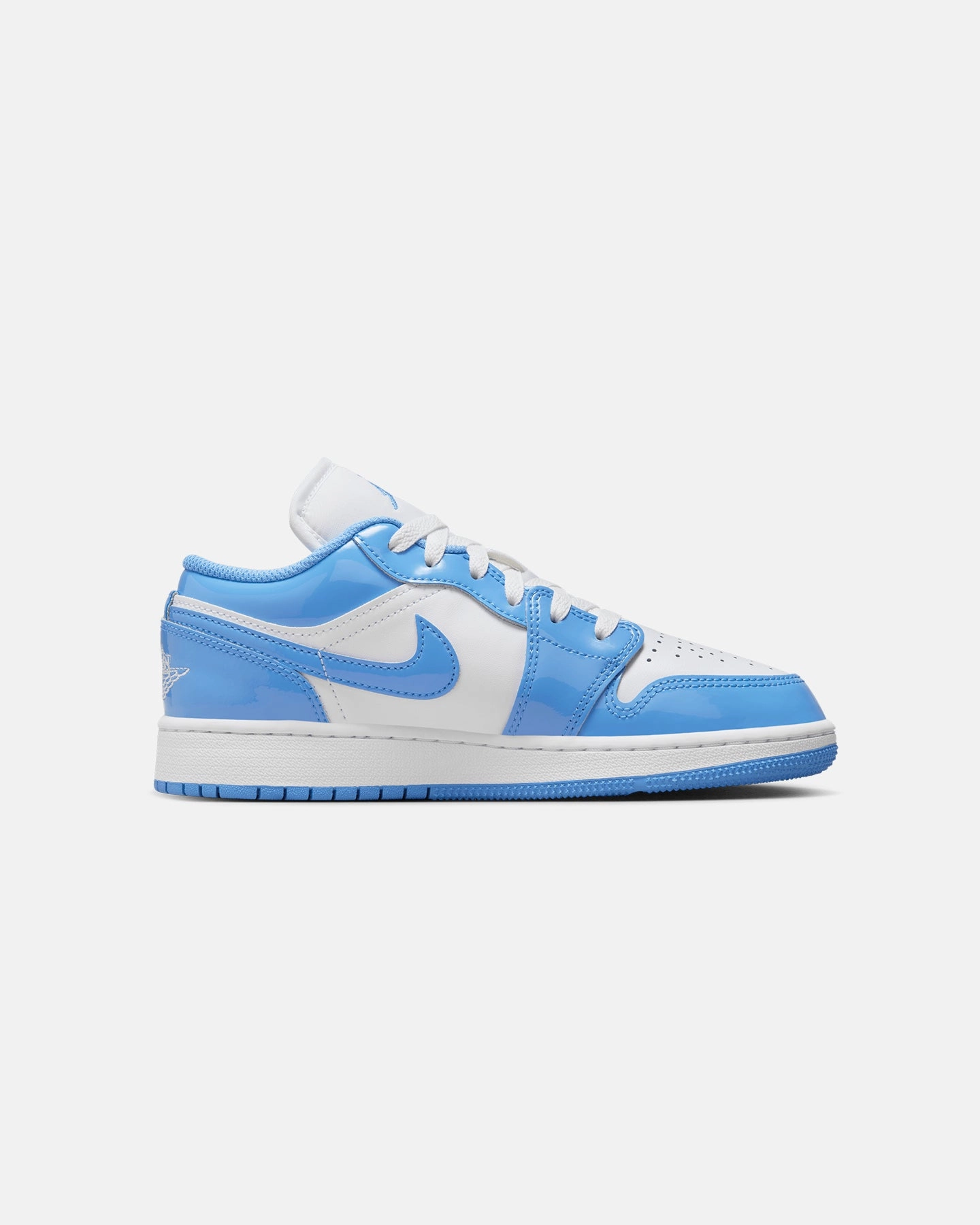 Jordan Kids' Air Jordan 1 Low SE (GS) White/Blue Odor Control Treatment Shock Dissipating Plate