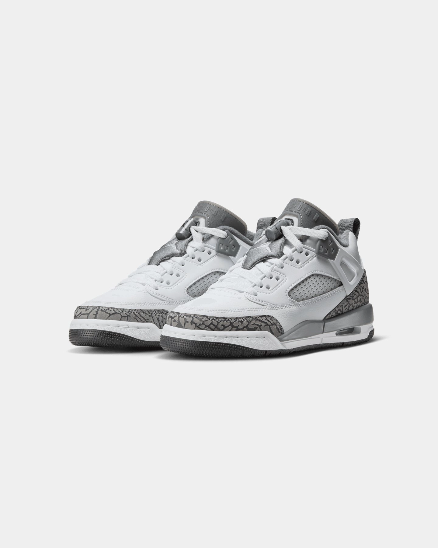 Zip Closure Jordan Kids' Spizike Low (GS) White/Grey