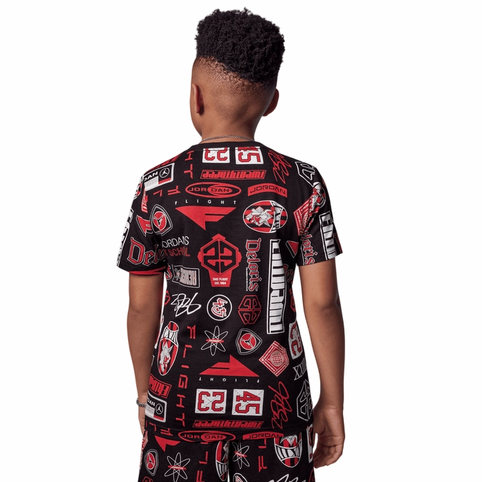 Eco Certified Fiber Cozy Apparel Jordan maglietta manica corta junior Michael Jordan Essentials 95D621-023 nero