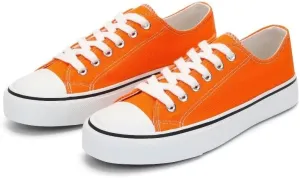JUDIS Womens Lace Up Canvas Shoes Low Top Fashion Sneakers Casual Tennis Walking Shoes