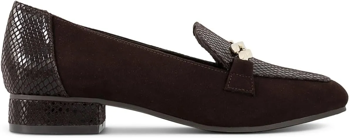 Karen Scott Womens Rahela Faux Suede Loafers
