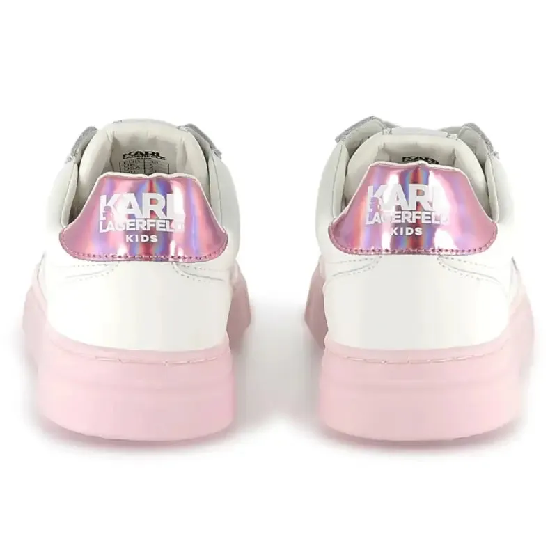 Karl Lagerfeld Pink Lace Sneaker Z30377