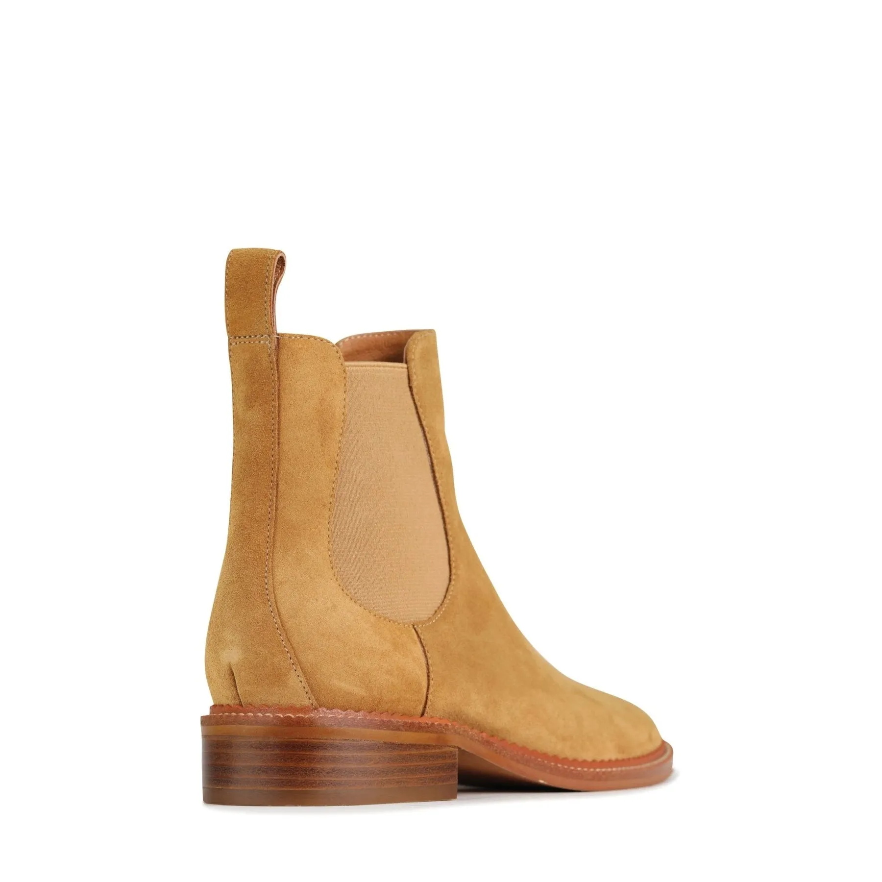 KARLA LEATHER CHELSEA ANKLE BOOTS