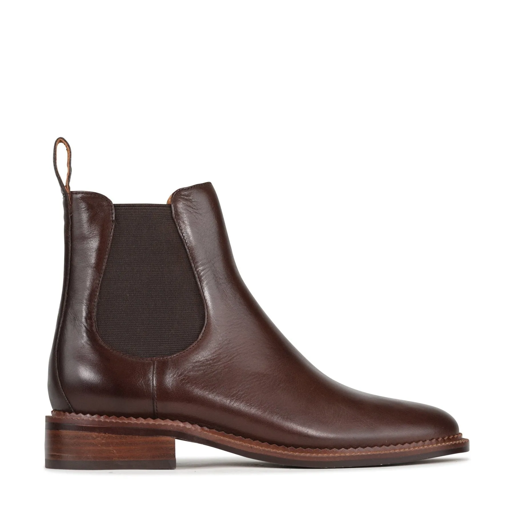 KARLA LEATHER CHELSEA ANKLE BOOTS