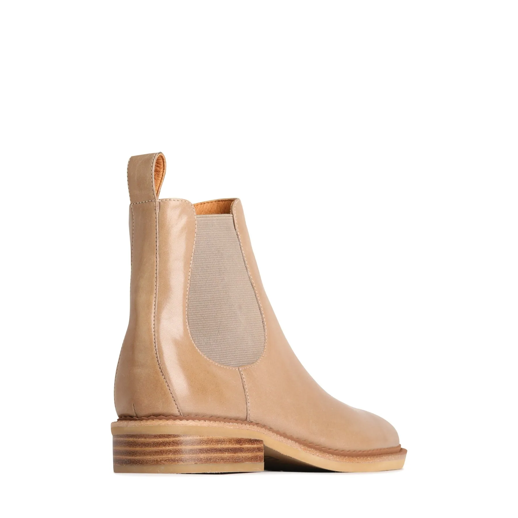 KARLA LEATHER CHELSEA ANKLE BOOTS