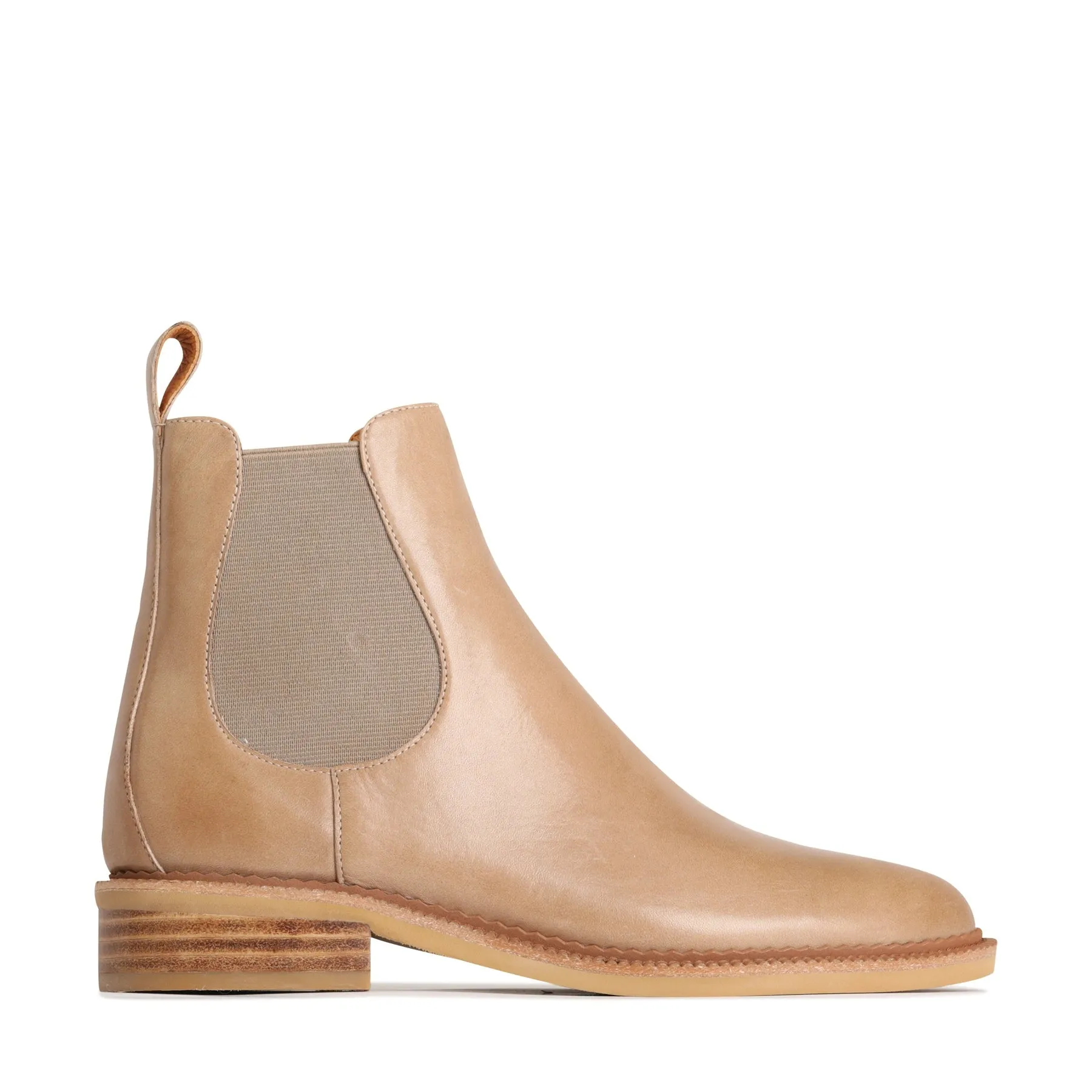 KARLA LEATHER CHELSEA ANKLE BOOTS