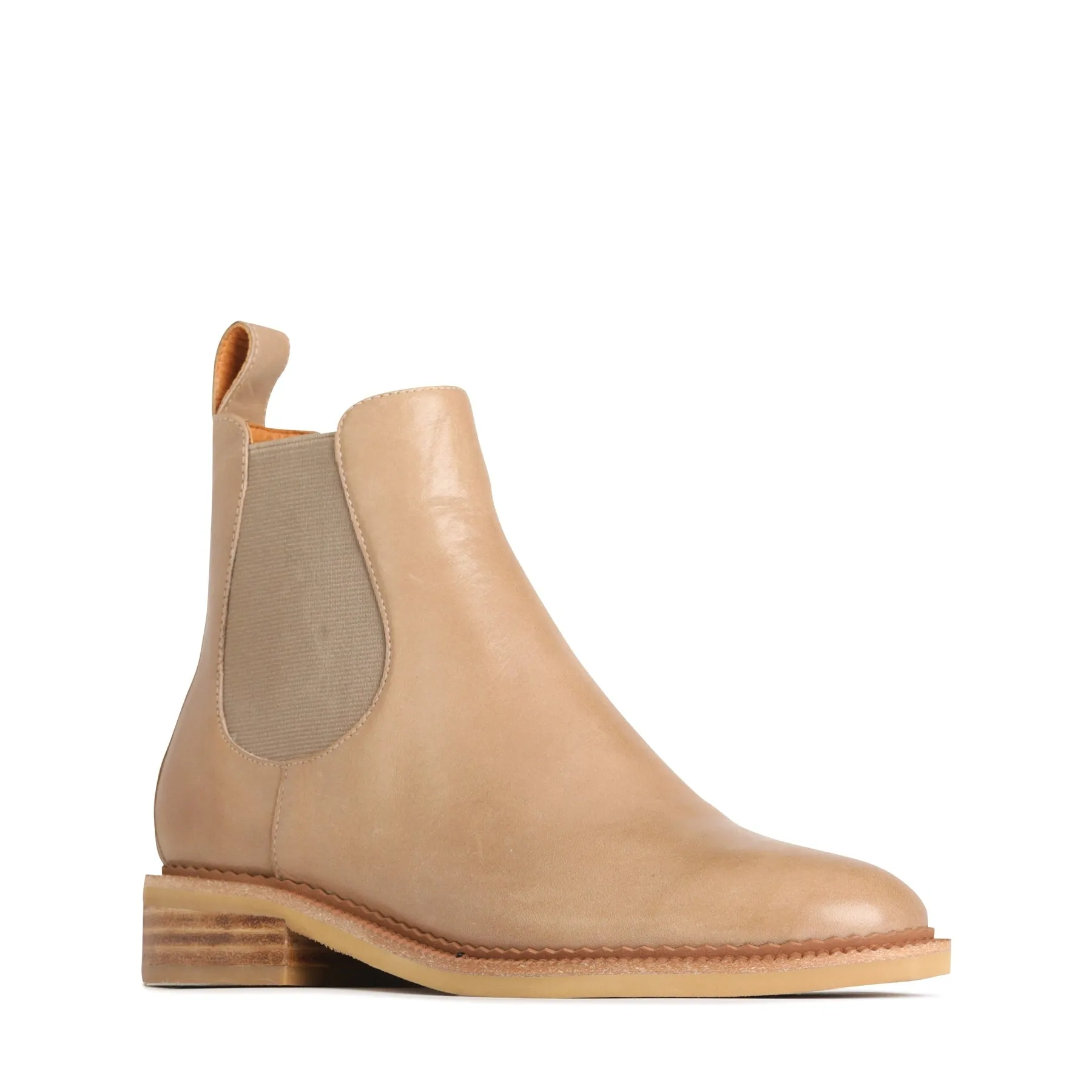 KARLA LEATHER CHELSEA ANKLE BOOTS