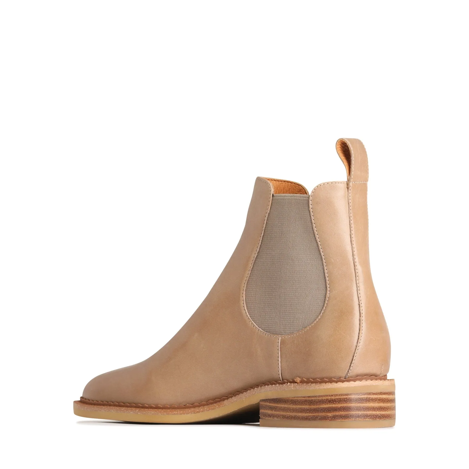 KARLA LEATHER CHELSEA ANKLE BOOTS