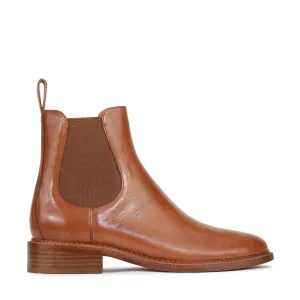 KARLA LEATHER CHELSEA ANKLE BOOTS
