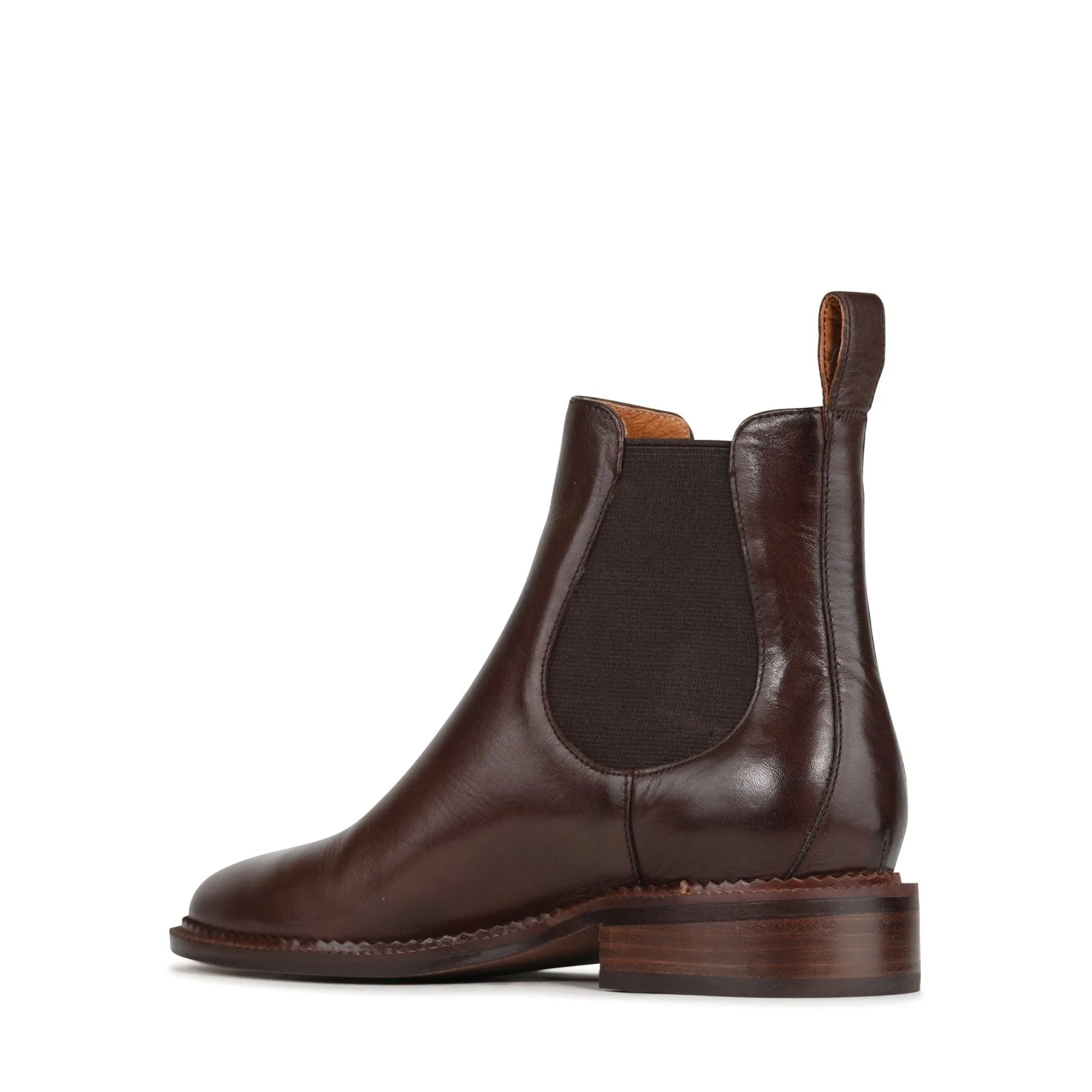 KARLA LEATHER CHELSEA ANKLE BOOTS